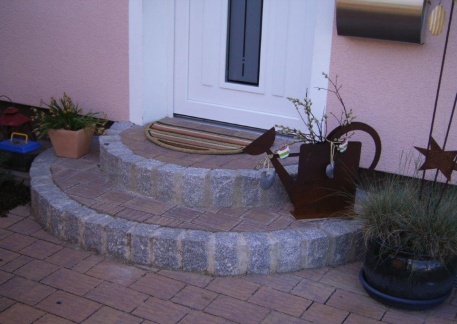 Pflaster, Treppen